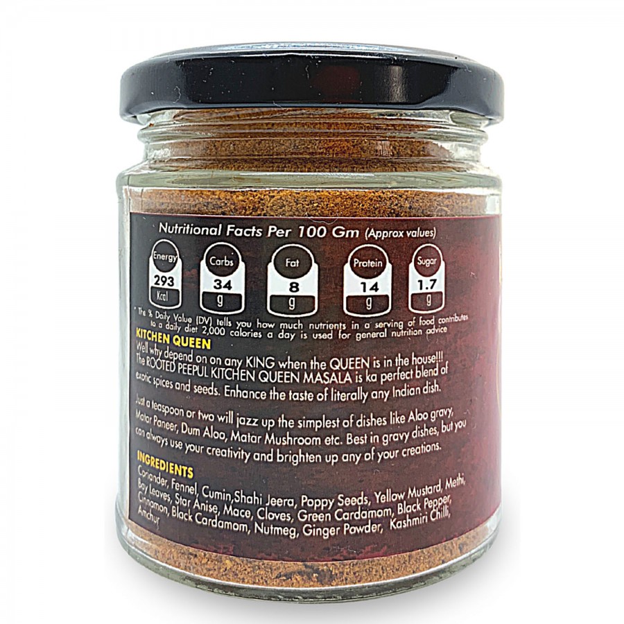 Rooted Peepul Kitchen Queen Masala - No Added Flavours & Preservatives