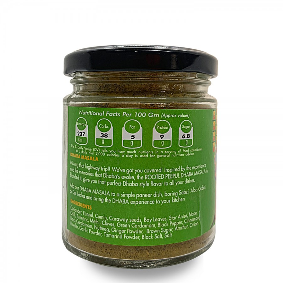 Rooted Peepul Dhaba Masala - No Added Flavours & Preservatives