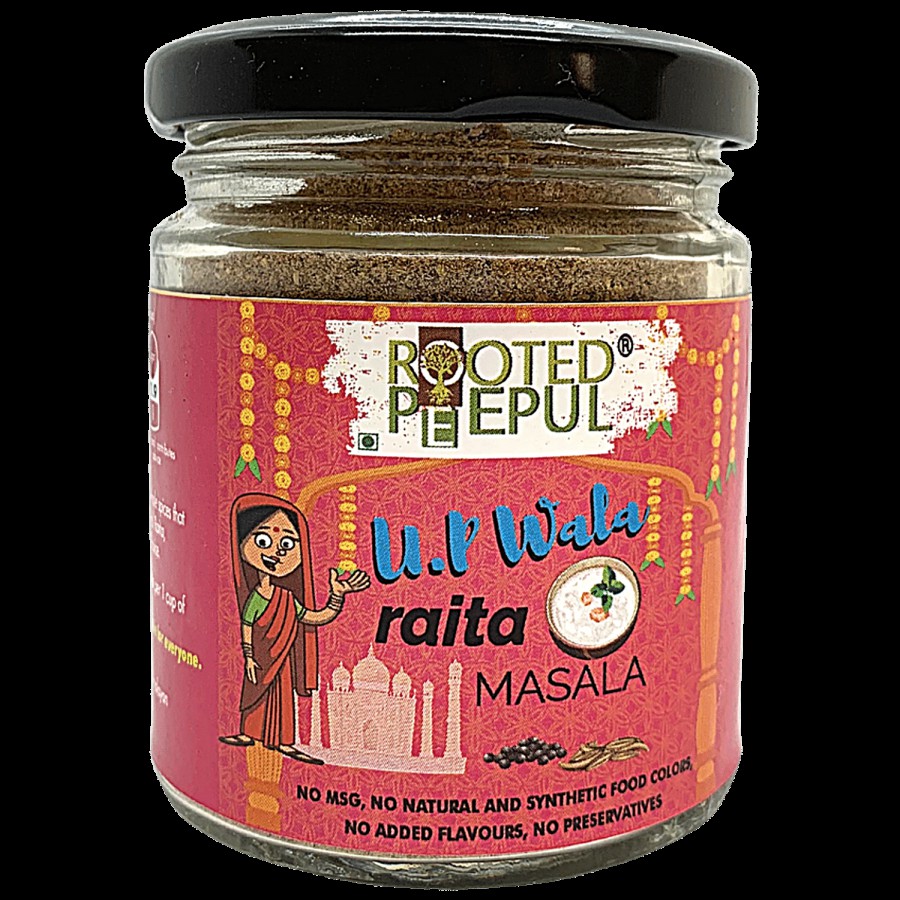 Rooted Peepul U.P. Wala Raita Masala - No Added Flavours & Preservatives