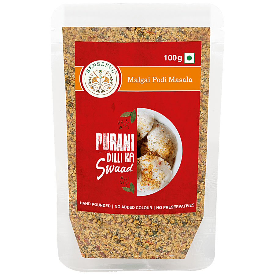 SENSEFUL Malgai Podi Masala - Hand Pounded