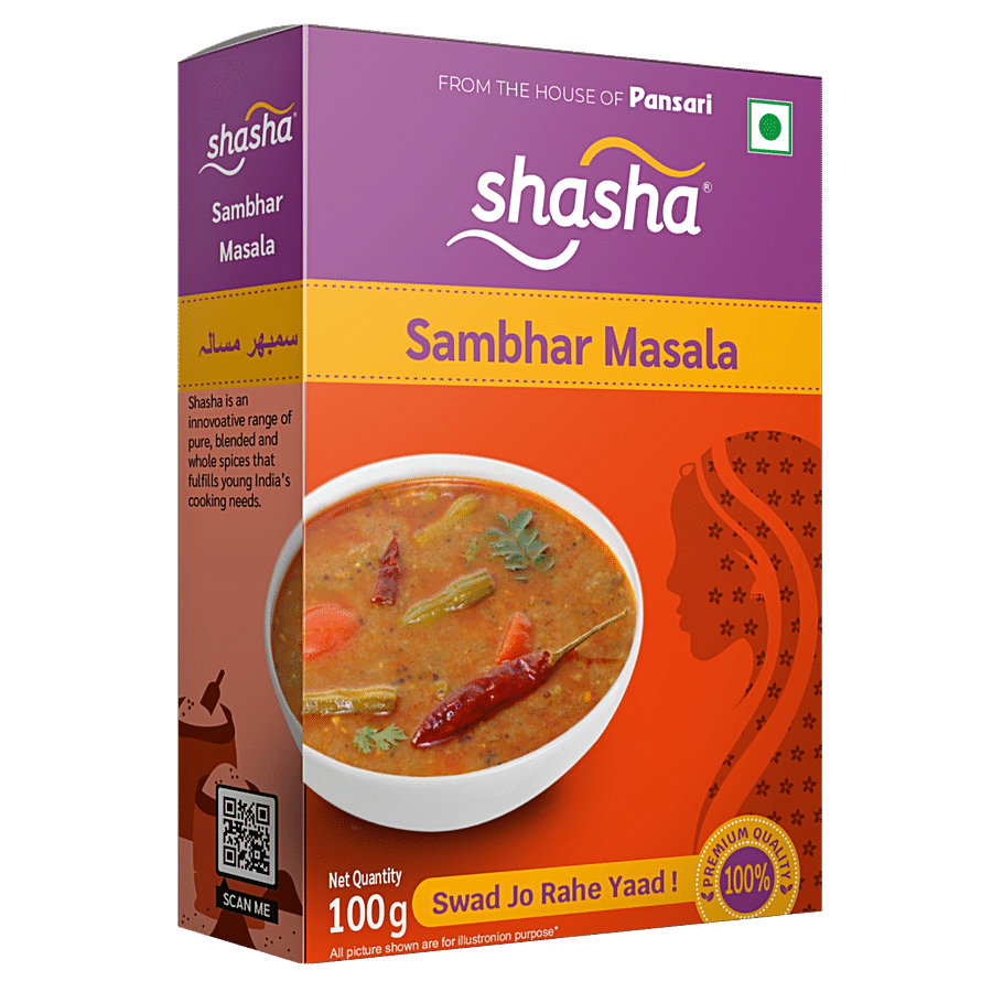 SHASHA Sambhar Masala - Premium Quality