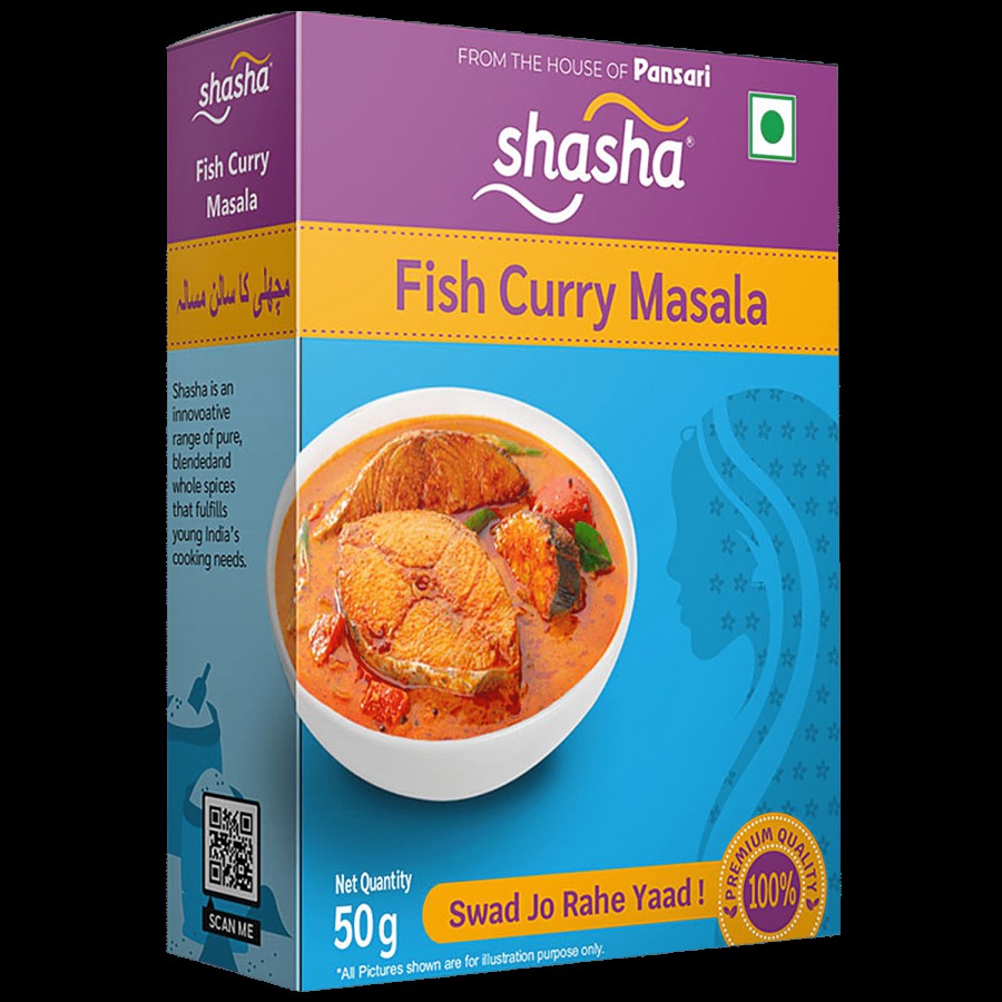 SHASHA Fish Curry Masala - Premium Quality