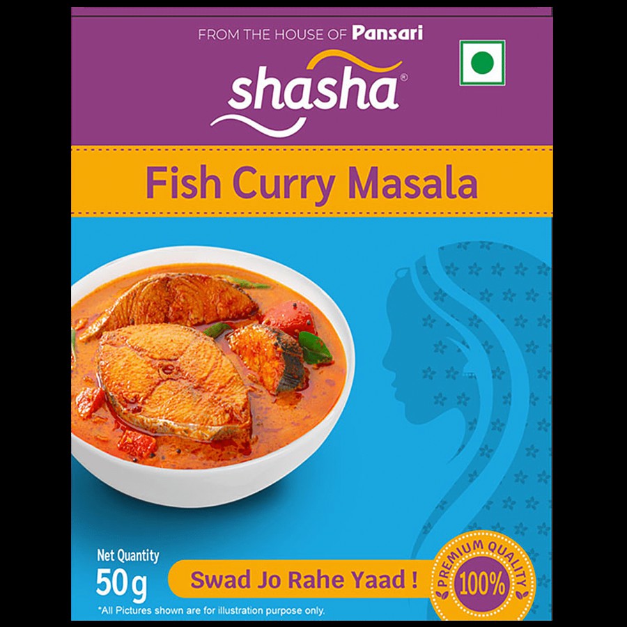 SHASHA Fish Curry Masala - Premium Quality