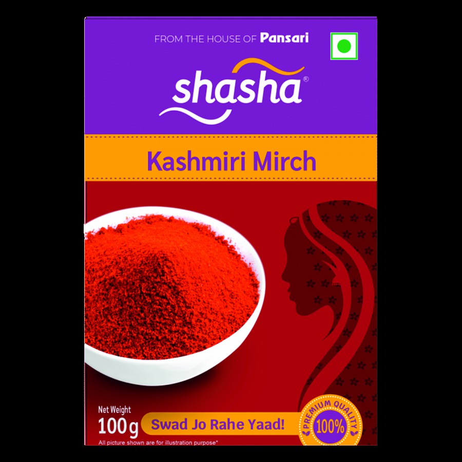 SHASHA Kashmiri Mirch -  Premium Quality