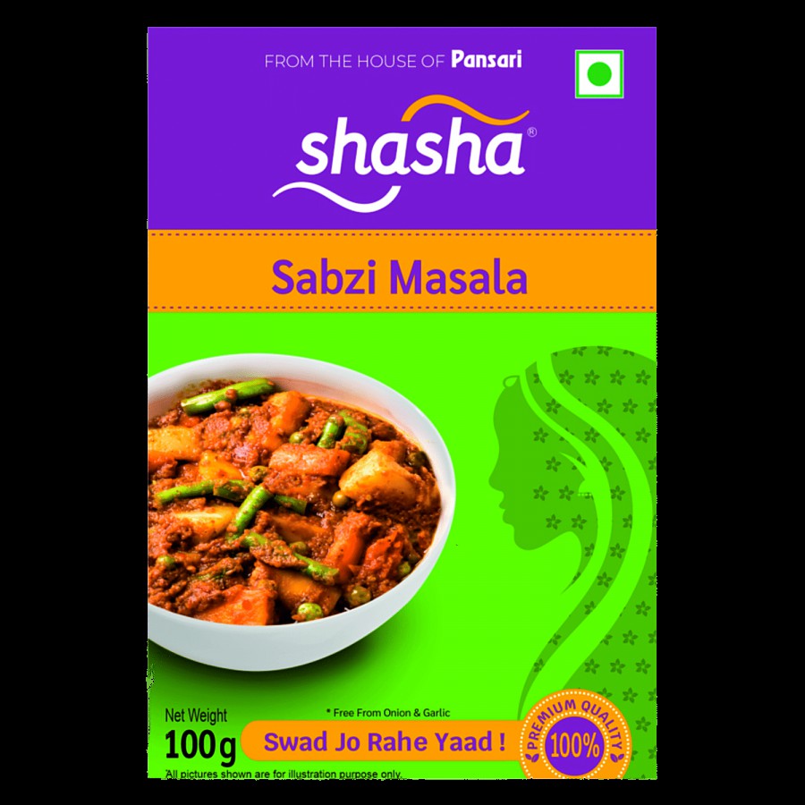 SHASHA Sabzi Masala - Premium Quality