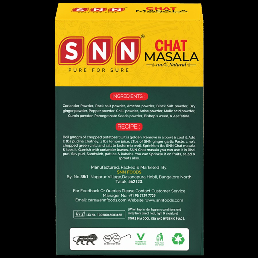 SNN Chat Masala - Flavourful & Rich Aroma