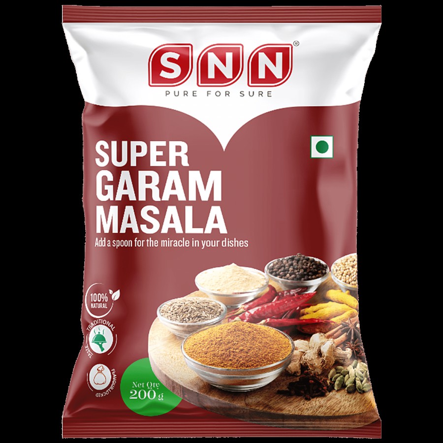 SNN Super Garam Masala - Flavourful & Rich Aroma