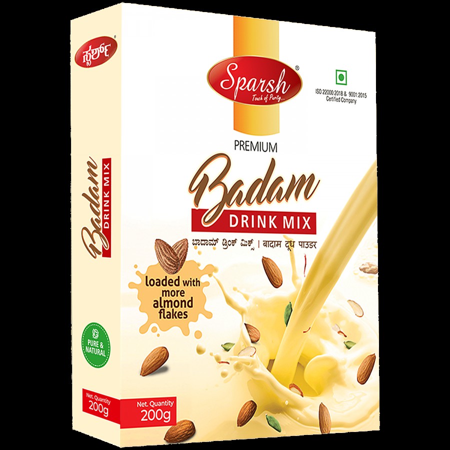 Sparsh Premium Badam Milk Powder - Rich In Protein