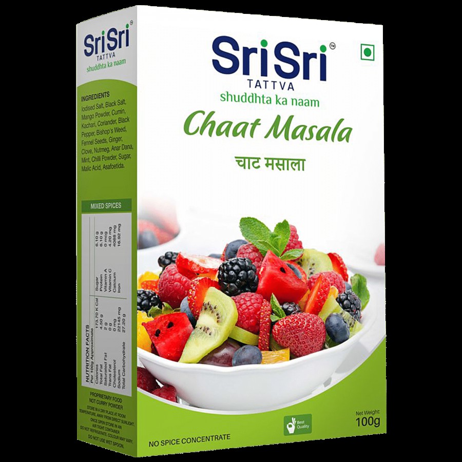 Sri Sri Tattva Chaat Masala - Enhance Taste & Flavour