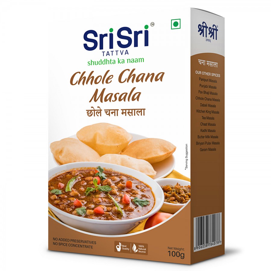 Sri Sri Tattva Chhole Chana Masala