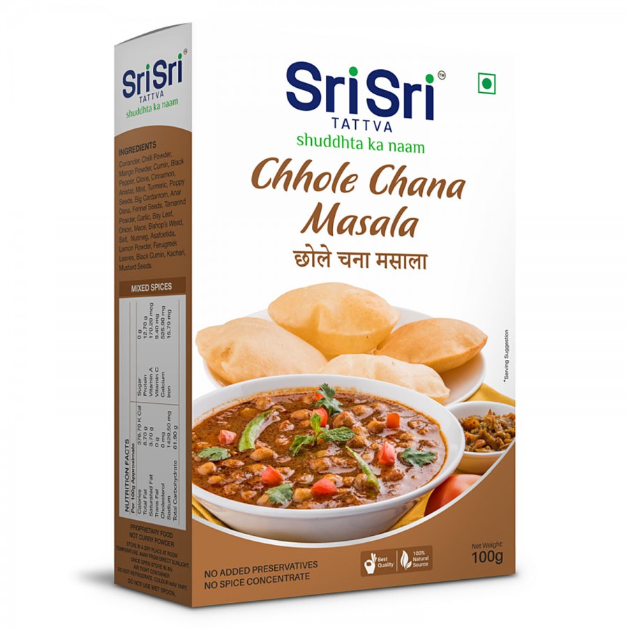 Sri Sri Tattva Chhole Chana Masala