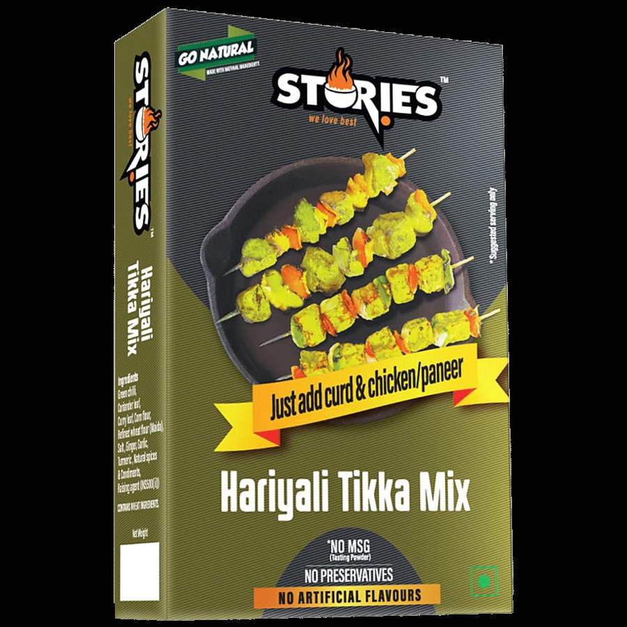 Stories Hariyali Tikka Mix - Marinade Mix