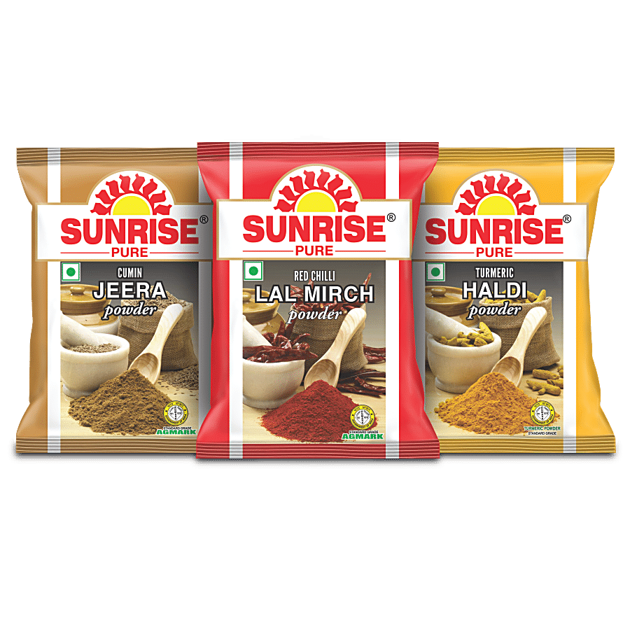 Sunrise Pure 3 in 1 Spices Combo Pack