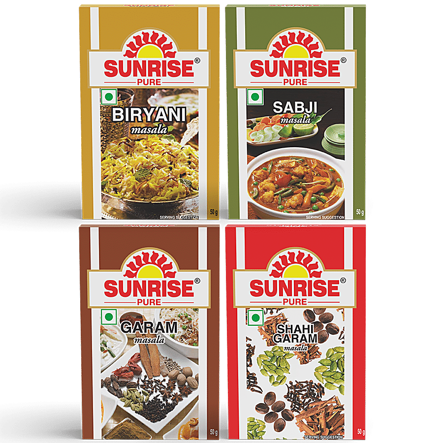 Sunrise Pure 4 in 1 Masala Combo Pack