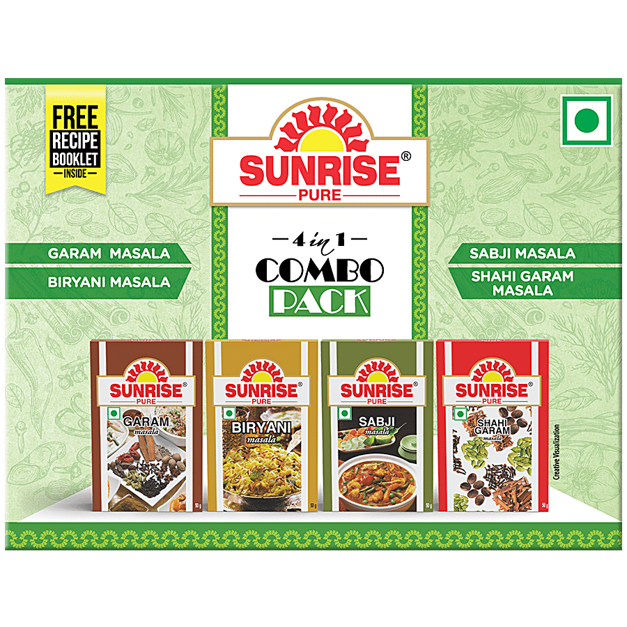 Sunrise Pure 4 in 1 Masala Combo Pack