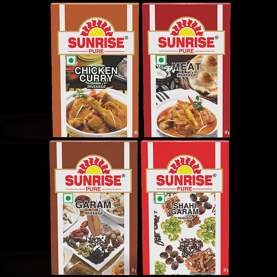 Sunrise Pure 4 in 1 Masala Combo Pack