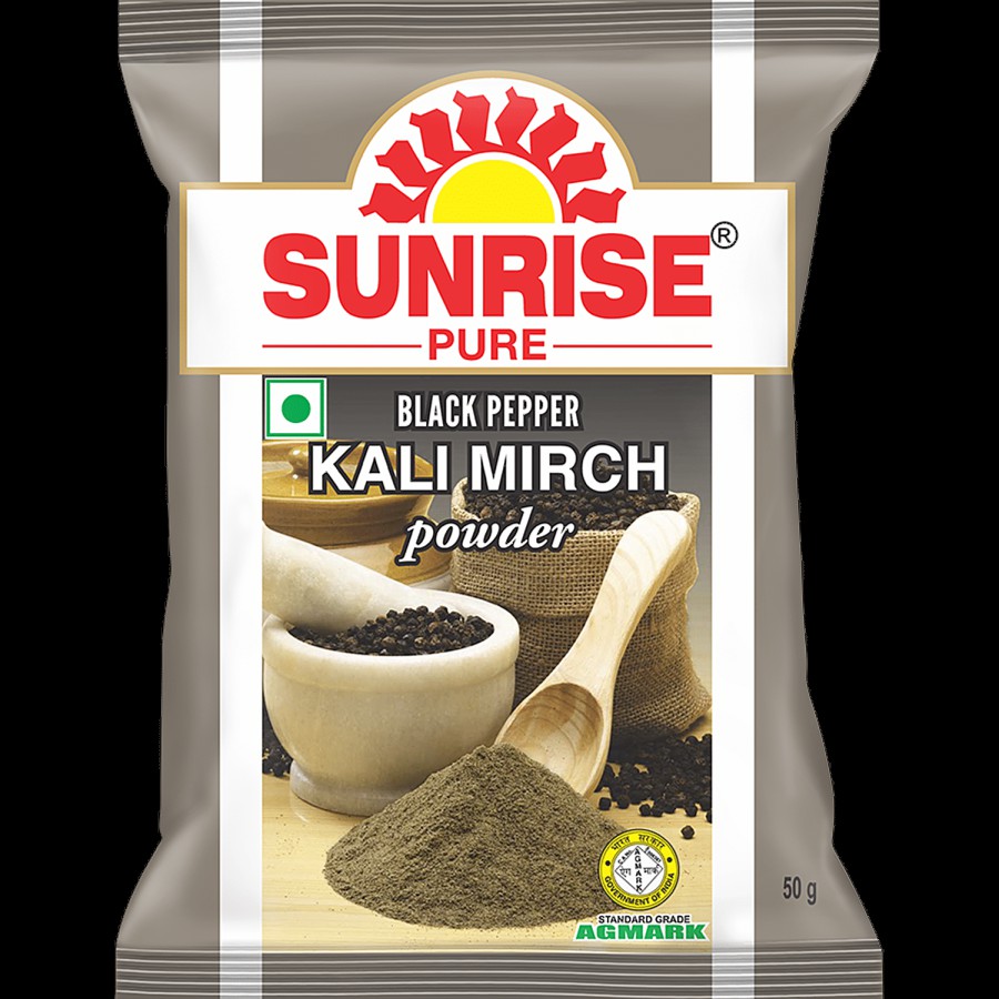 Sunrise Pure Black Pepper/Kali Mirch Powder