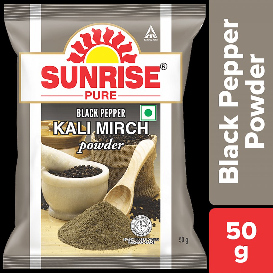 Sunrise Pure Black Pepper/Kali Mirch Powder