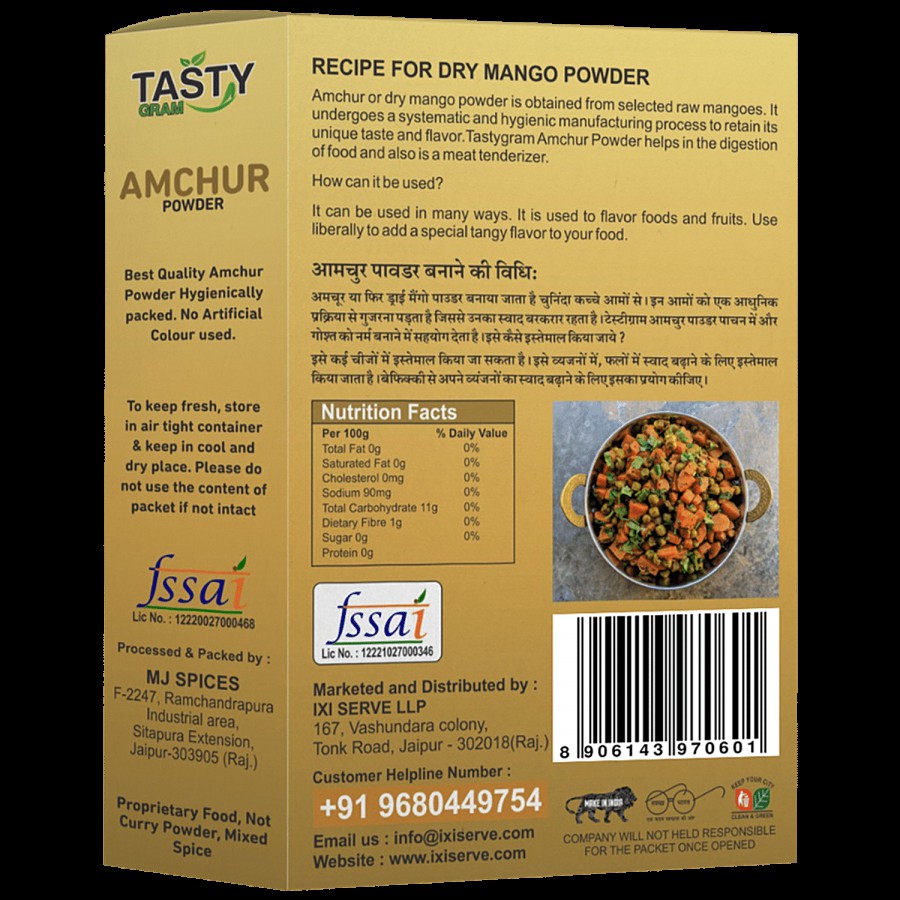 TASTYGRAM Amchur Powder - Intense Flavour & Aroma