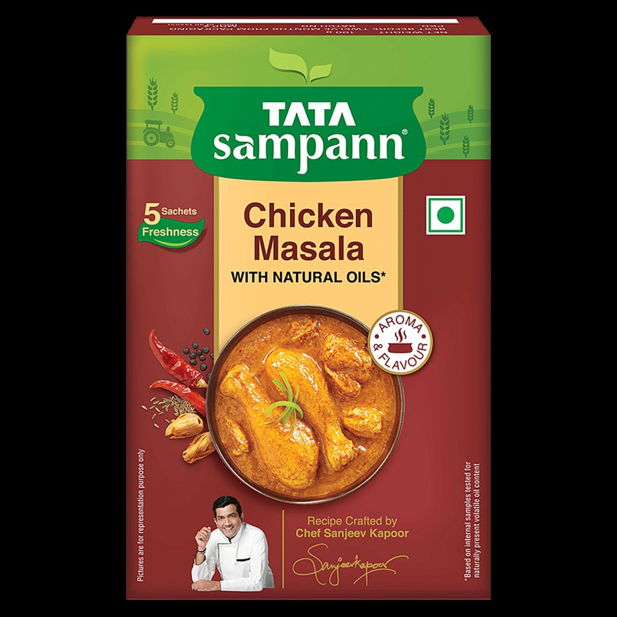 Tata Sampann Chicken Masala - With Natural Oils + Meat Masala - With Natural Oils 100 g