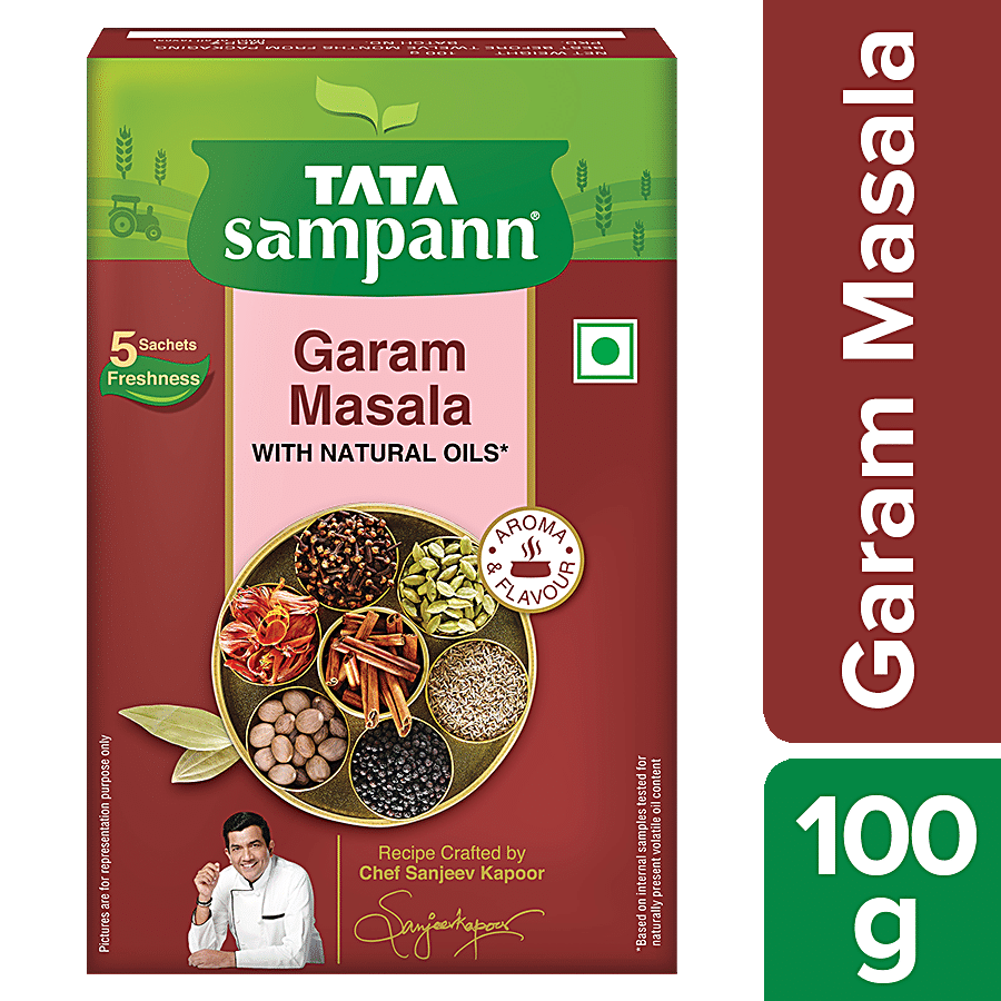 Tata Sampann Garam Masala - With Natural Oils + Kitchen King Masala - With Natural Oils 100 g