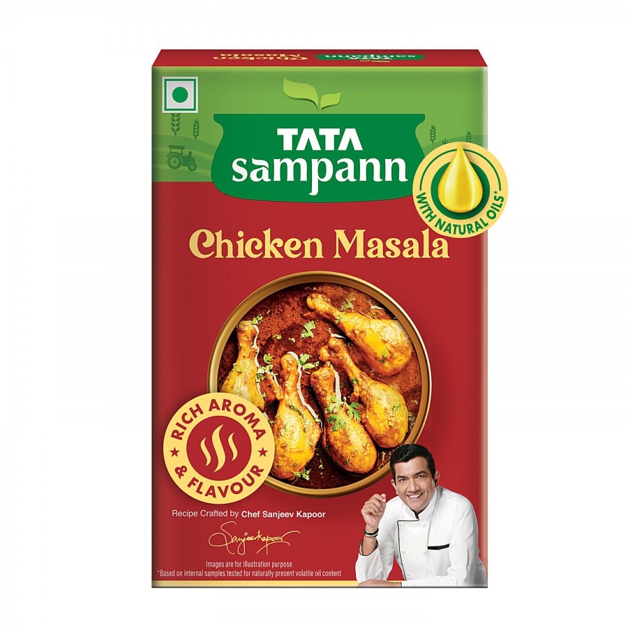 Tata Sampann Chicken Masala with Natural Oils Rich Aroma & Flavour