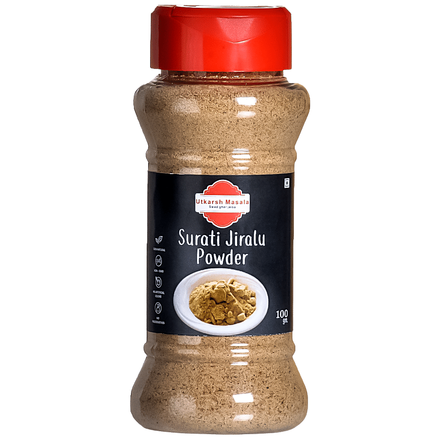 Utkarsh Masala Surati Jiralu Powder - Enhances Flavour & Aroma