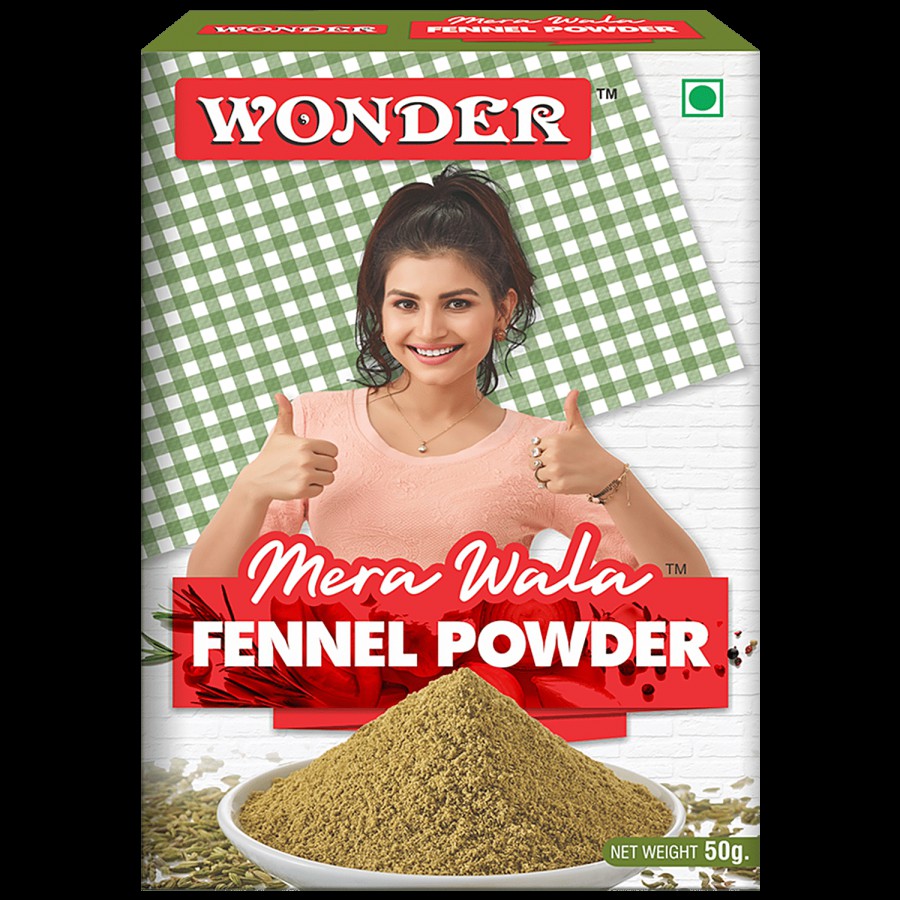 Wonder Fennel Powder - No Preservatives & Artificial Flavours