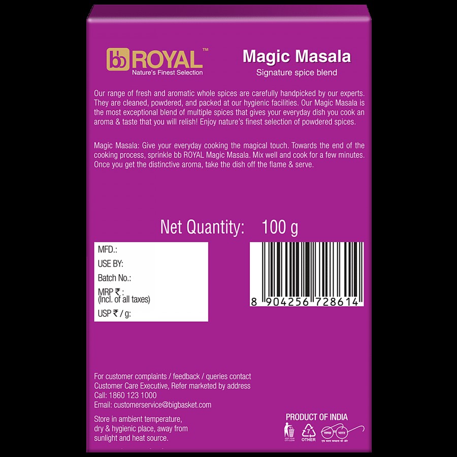 bb Royal Magic Masala - Adds Flavour & Aroma