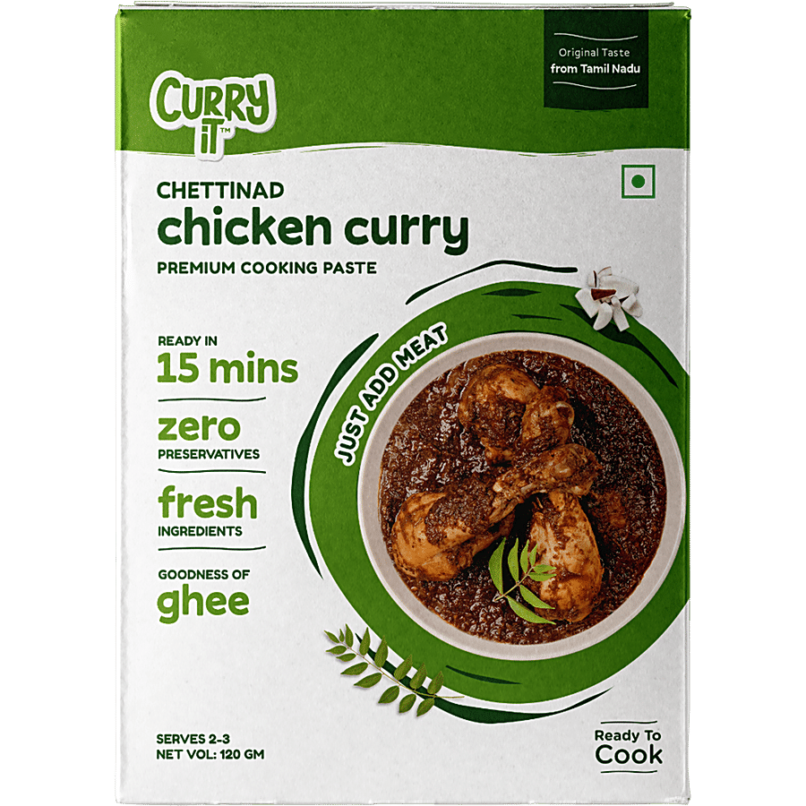 CURRYiT Chettinad Chicken Curry Cooking Paste