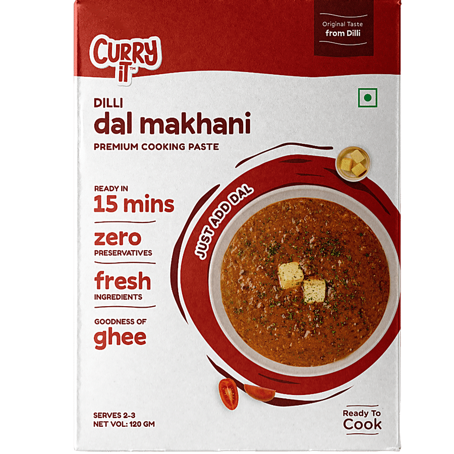 CURRYiT Dilli Dal Makhani Cooking Paste