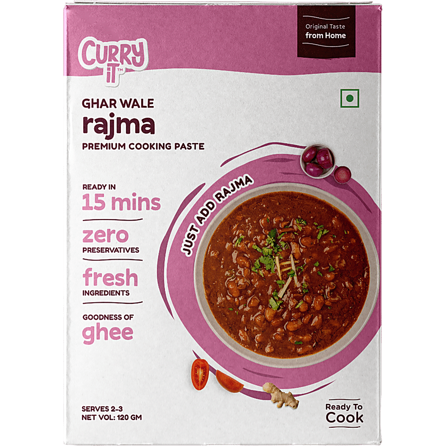 CURRYiT Ghar Wala Rajma Masala Cooking Paste