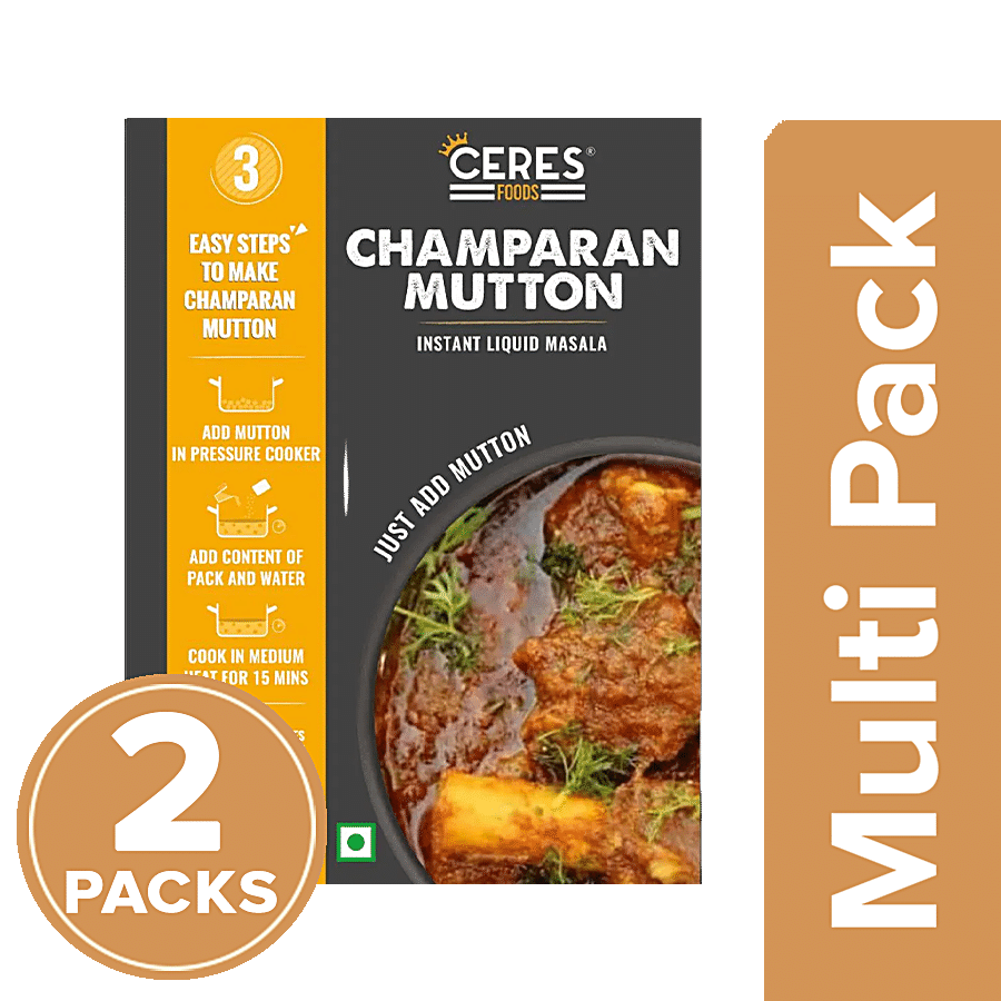 Ceres Foods Champaran Ahuna Handi Mutton Instant Liquid Masala - Ready To Cook Cooking Paste