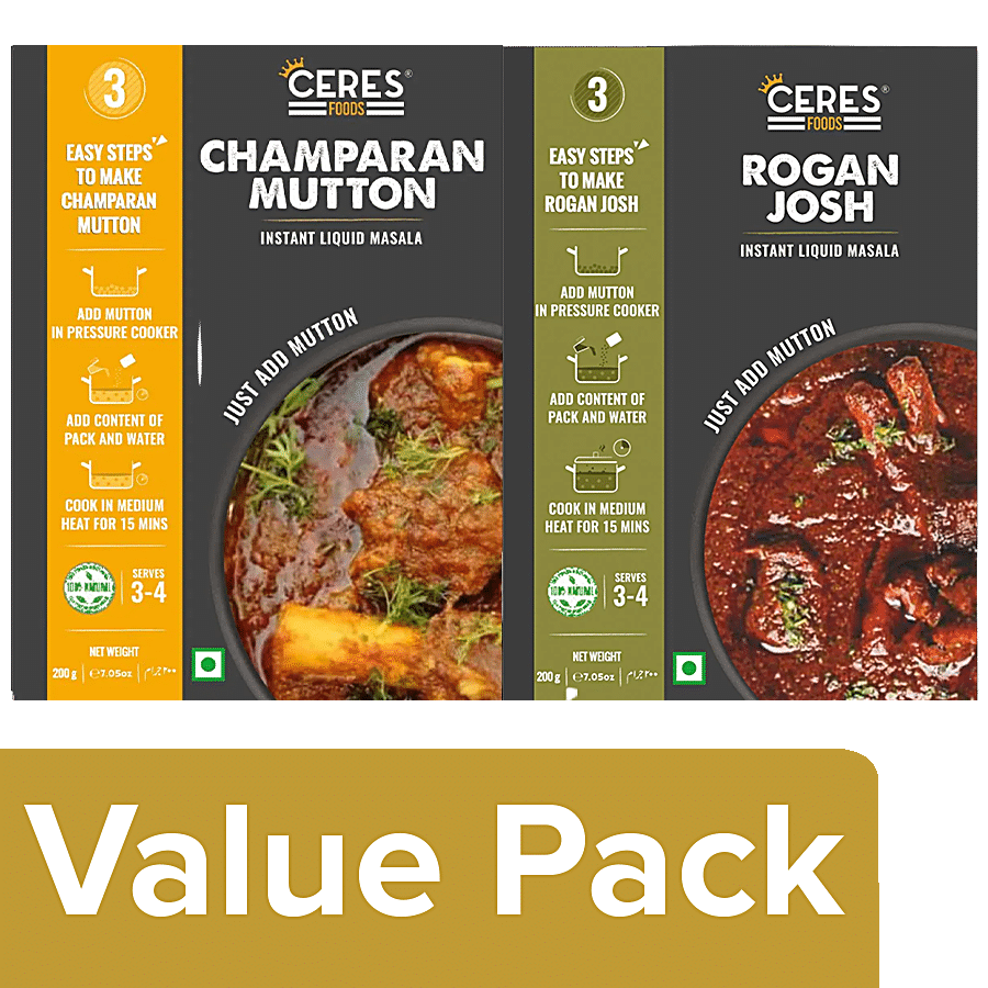 Ceres Foods Champaran Mutton + Rogan Josh