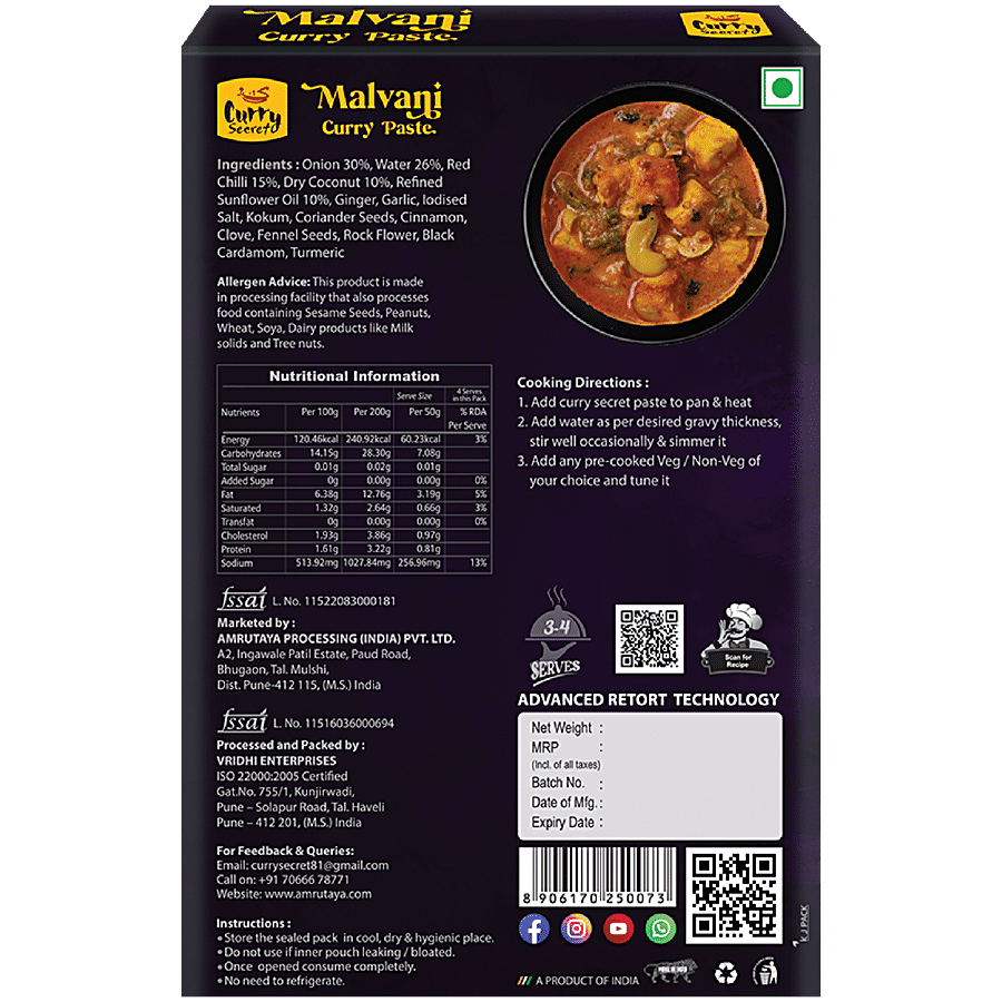 Curry Secret Malvani Curry Paste