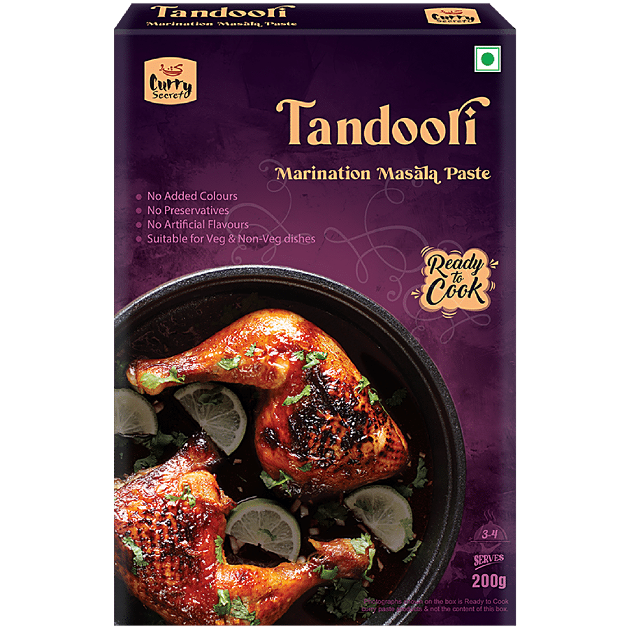 Curry Secret Tandoori Marination Masala Paste