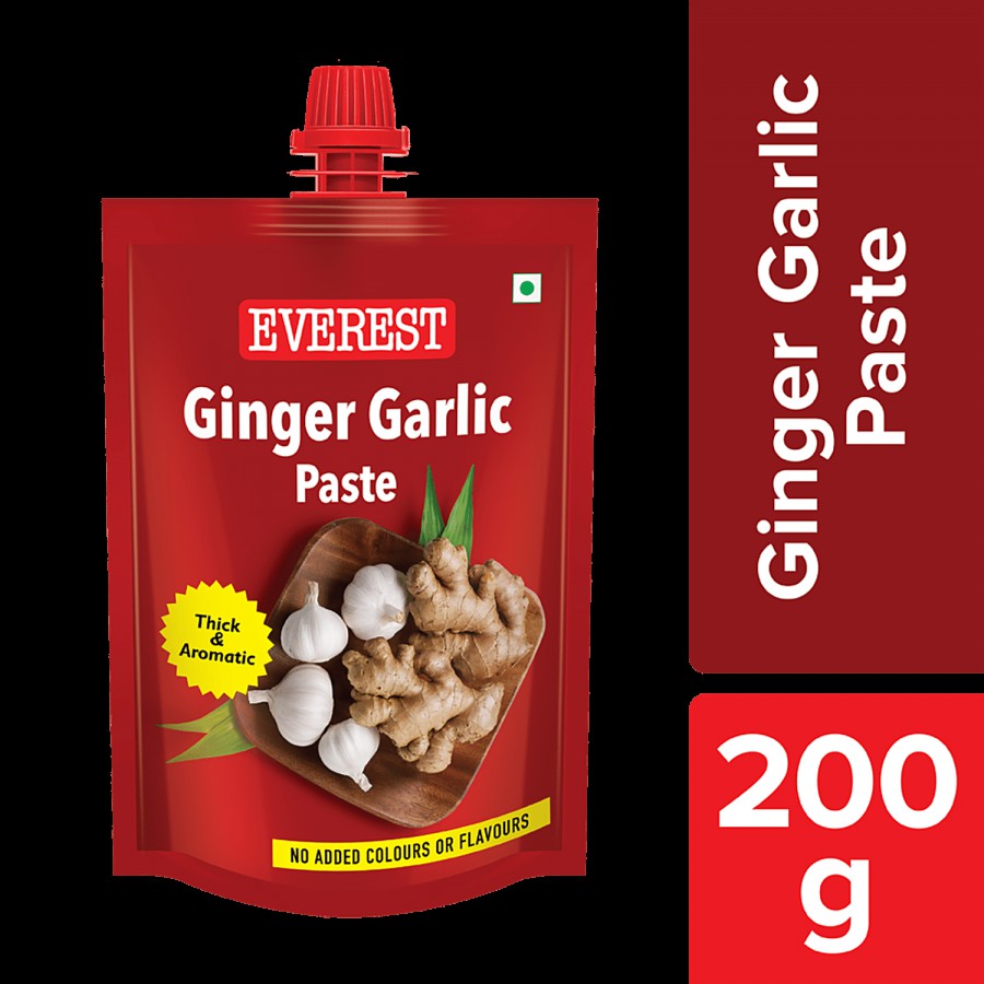 Everest Ginger Garlic Paste - No Added Colours & Flavours