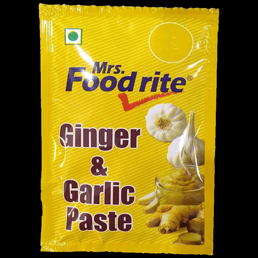 Mrs Food rite Ginger Garlic Paste - Healthy