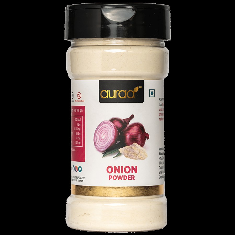 Auraa Onion Powder - No Added Colours & Preservatives