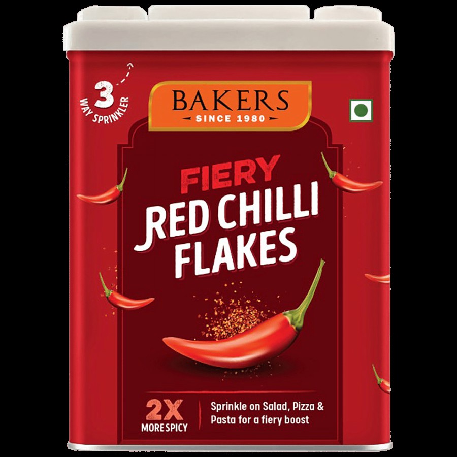 BAKERS Red Chilli Flakes - Fiery