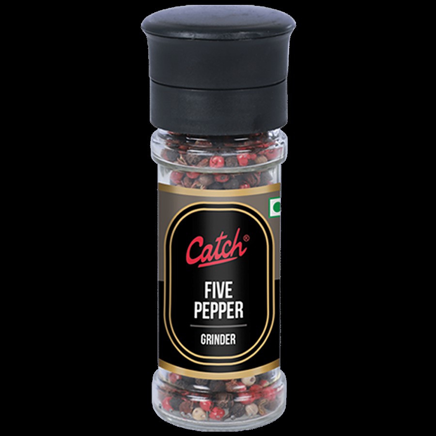 Catch Five Pepper Grinder - Adds Flavour