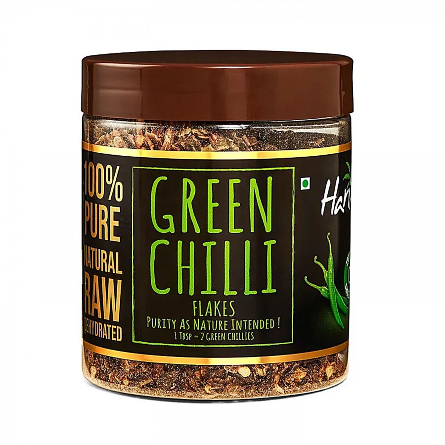 Harin Green Chilli Flakes - 100% Pure