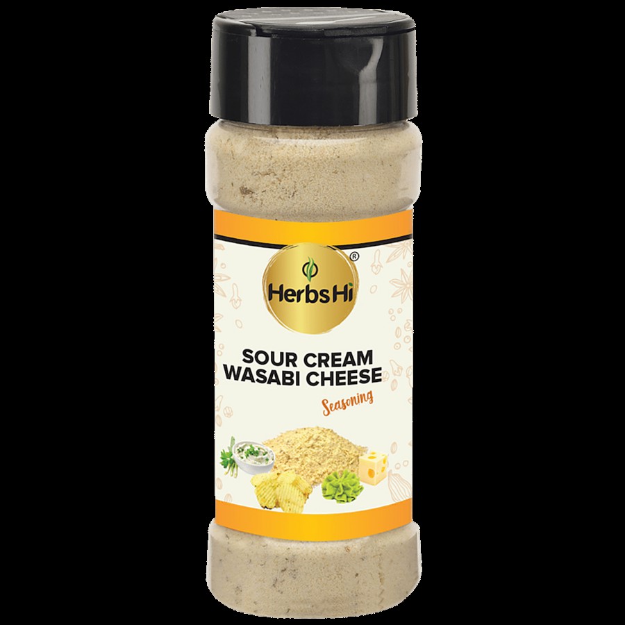 Herbs Hi Sour Cream Wasabi Cheese Seasoning - Adds Flavour