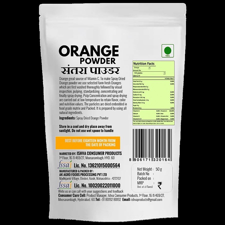 Ishva Orange Powder