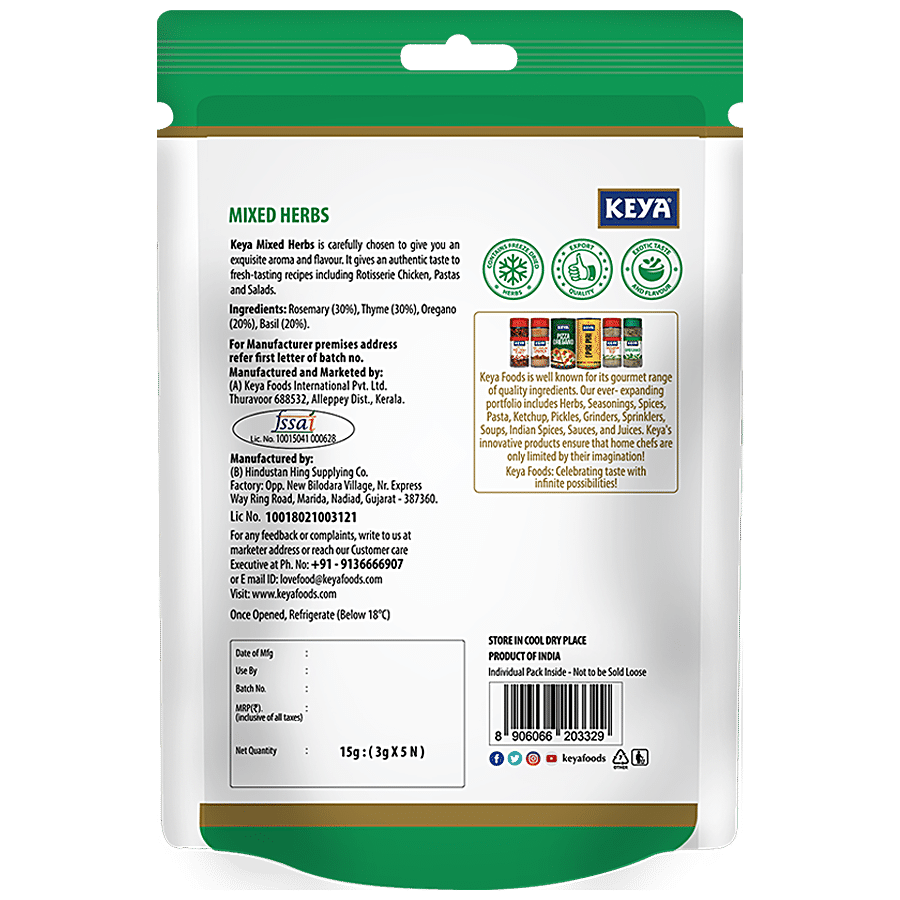 Keya Mixed Herbs - Freeze Dried