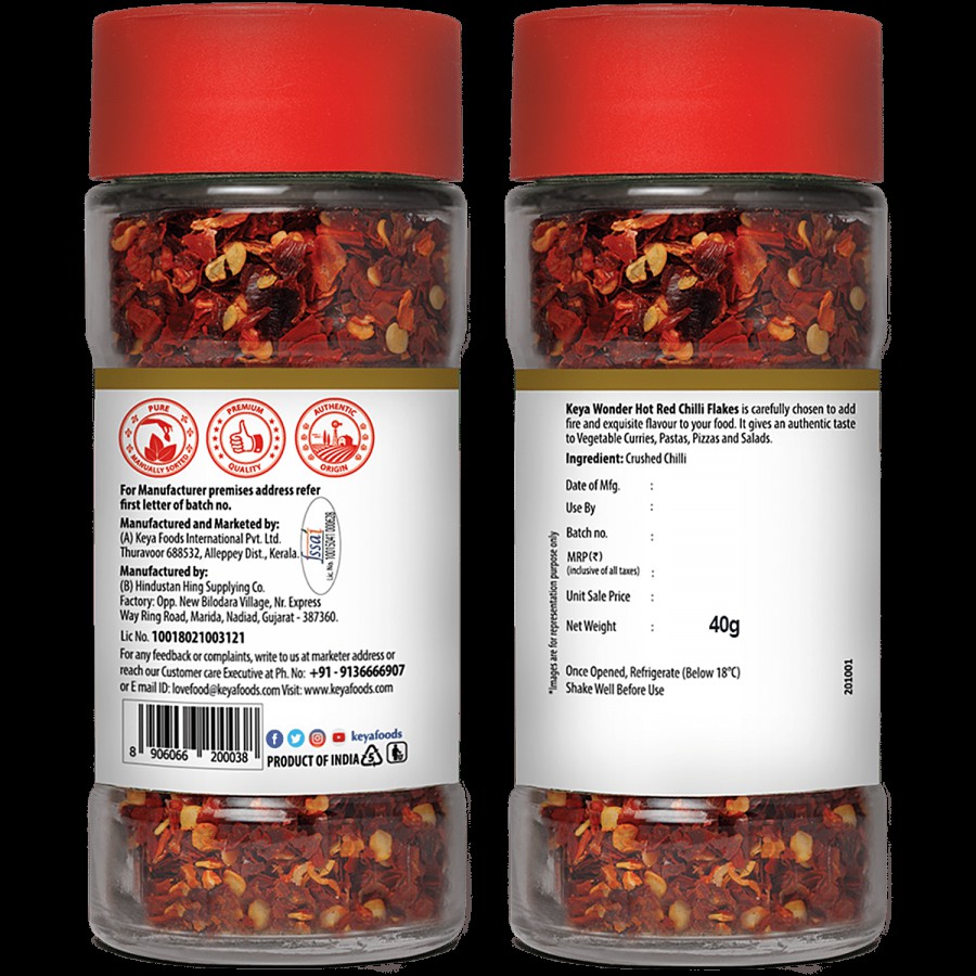 Keya Red Chilli Flakes