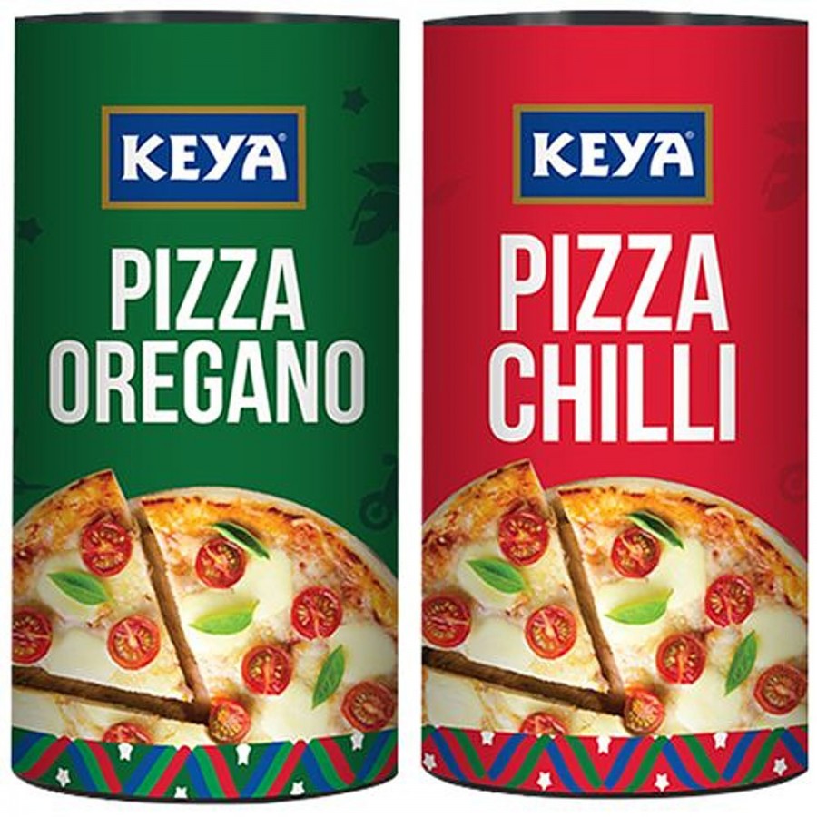 Keya Combo - Pizza Oregano 80 gm & Pizza Chilli 70 gm