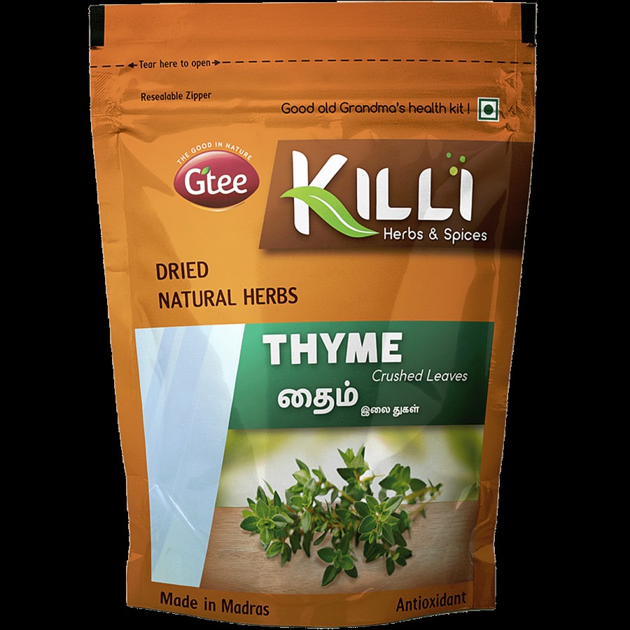 Killi Thyme Leaves - Crushed