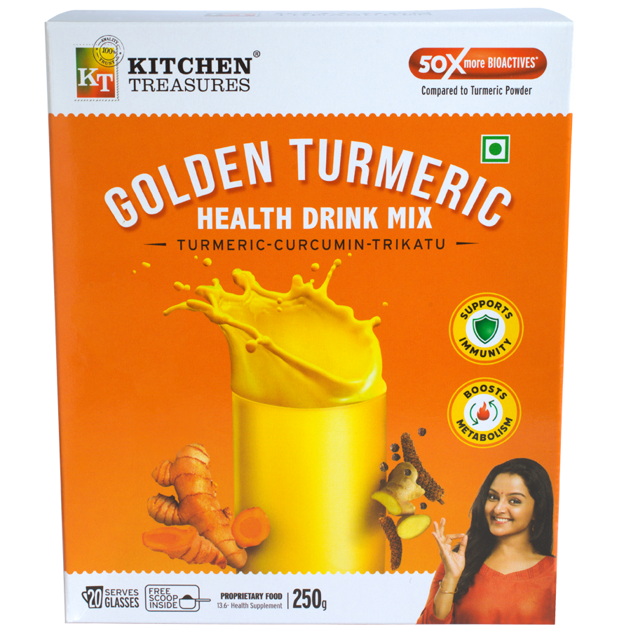 Kitchen Treasures Golden Turmeric Nutrition Drink Mix