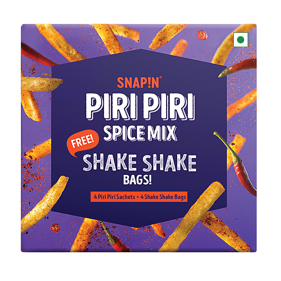 SNAPIN Piri Piri Spice Mix - With Shake Shake Bags